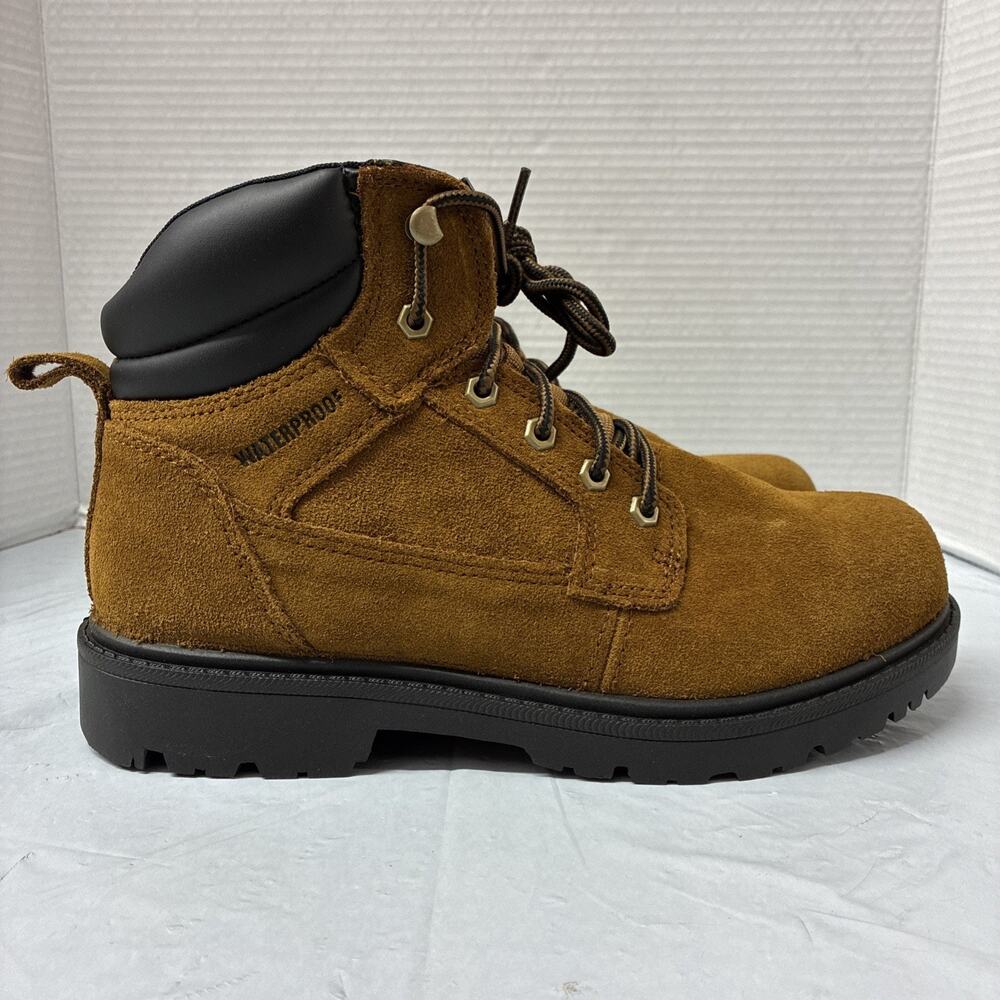 Brahma Men's Brown Work Boots Waterproof Bravo Size 9.5W Wide Oil Resistant